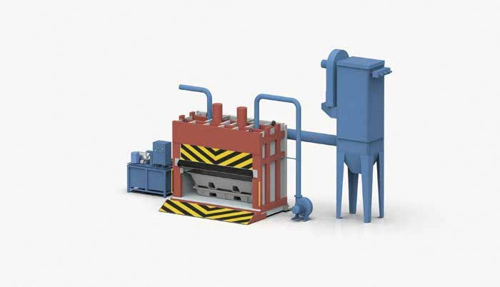 Máquina de procesamiento de escoria en caliente de aluminio