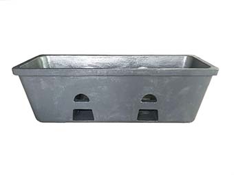 Reciclaje de desechos de aluminio en recipientes desnatados